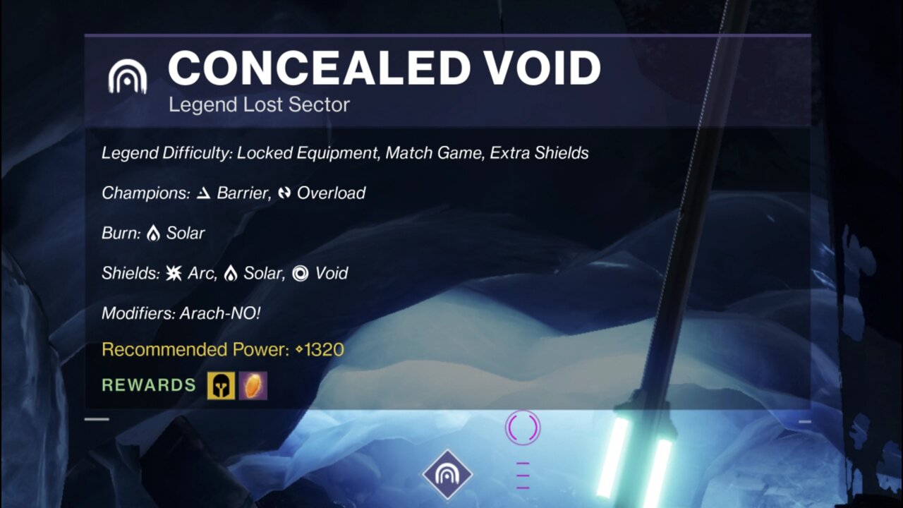 Destiny 2 Legend Lost Sector: Europa - Concealed Void 2-13-22