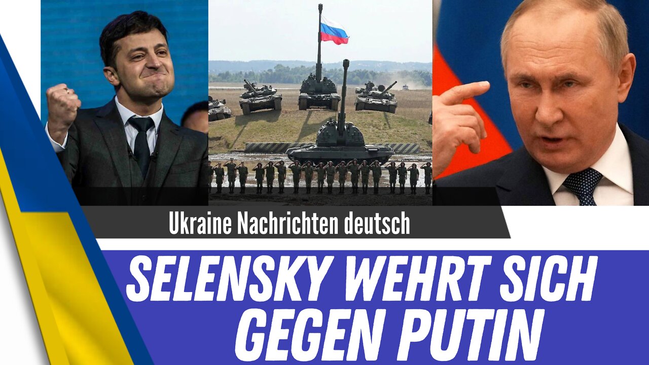 Selensky wehrt sich gegen Putin.