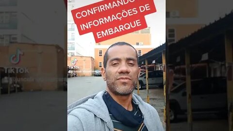 confirmando as informações do embarque