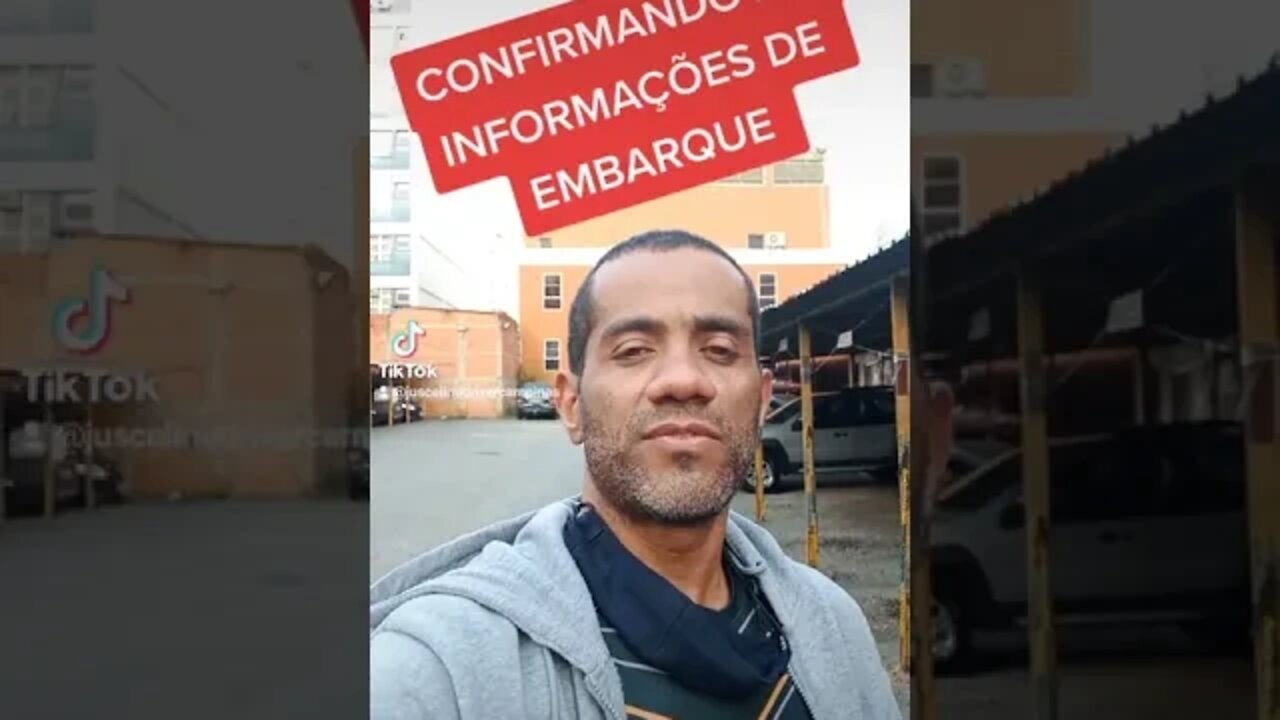 confirmando as informações do embarque