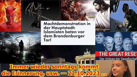 Immer wieder sonntags kommt die Erinnerung, usw. — 22.10.2023 ...