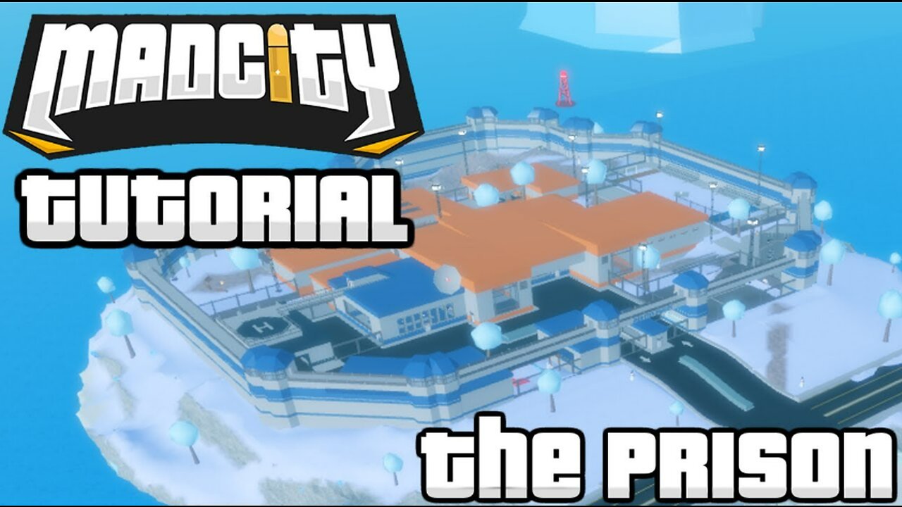 ROBLOX MadCity how to escape the prison for beginners (no commentary)