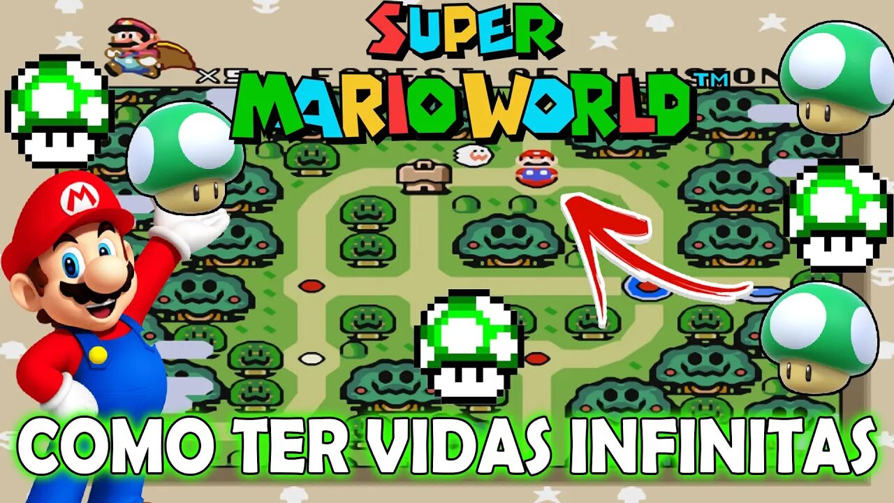Como ter Vidas Infinitas no Super Mario World