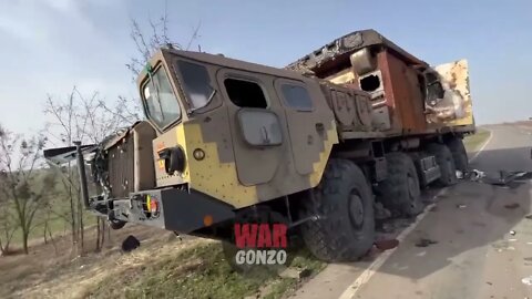 🇷🇺🇺🇦 Destroyed command post of Ukrainian S-300