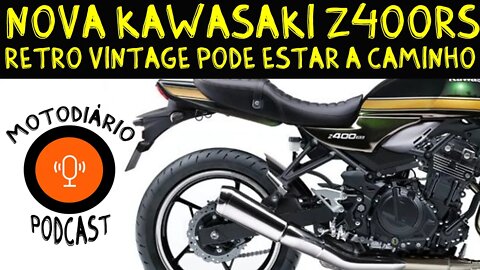 Nova Kawasaki Z400 RS Retrô/Vintage apareceu em revista JAPONESA