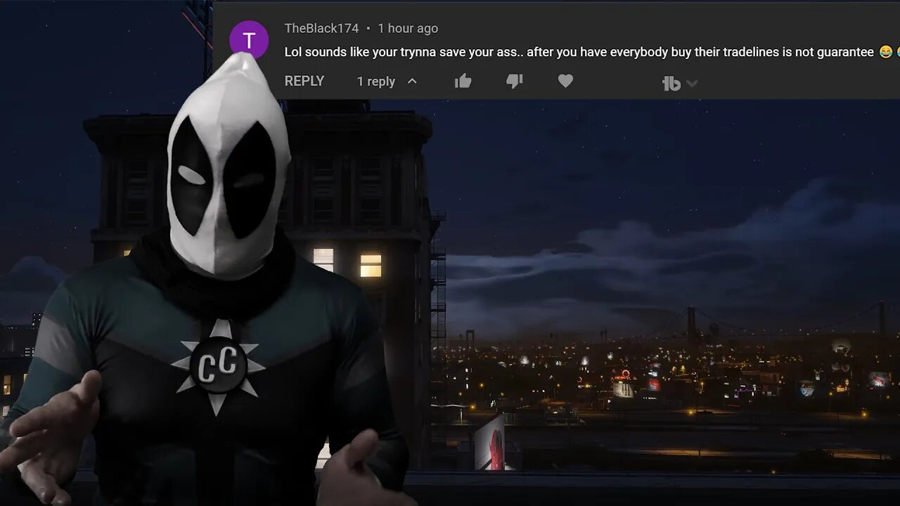 THE CRUSADER RESPONDS TO A COMMENT WITH A VIDEO!