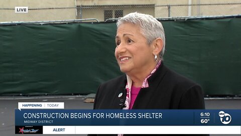 City councilmember speaks on new homeless shelter in Midway District