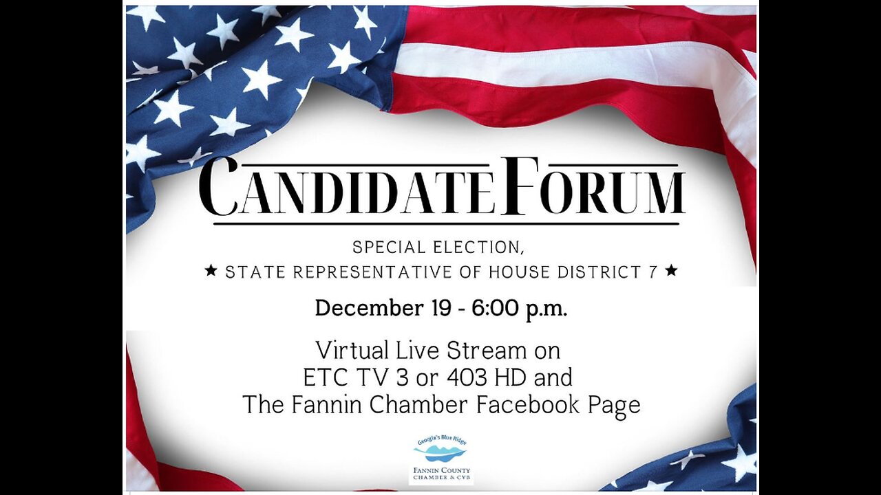 ICYMI: House District 7 - Fannin County Chamber Forum broadcasted by ETC