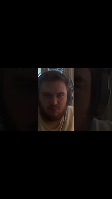 Man stares at camera while FNAF 2 ambiance plays #shorts