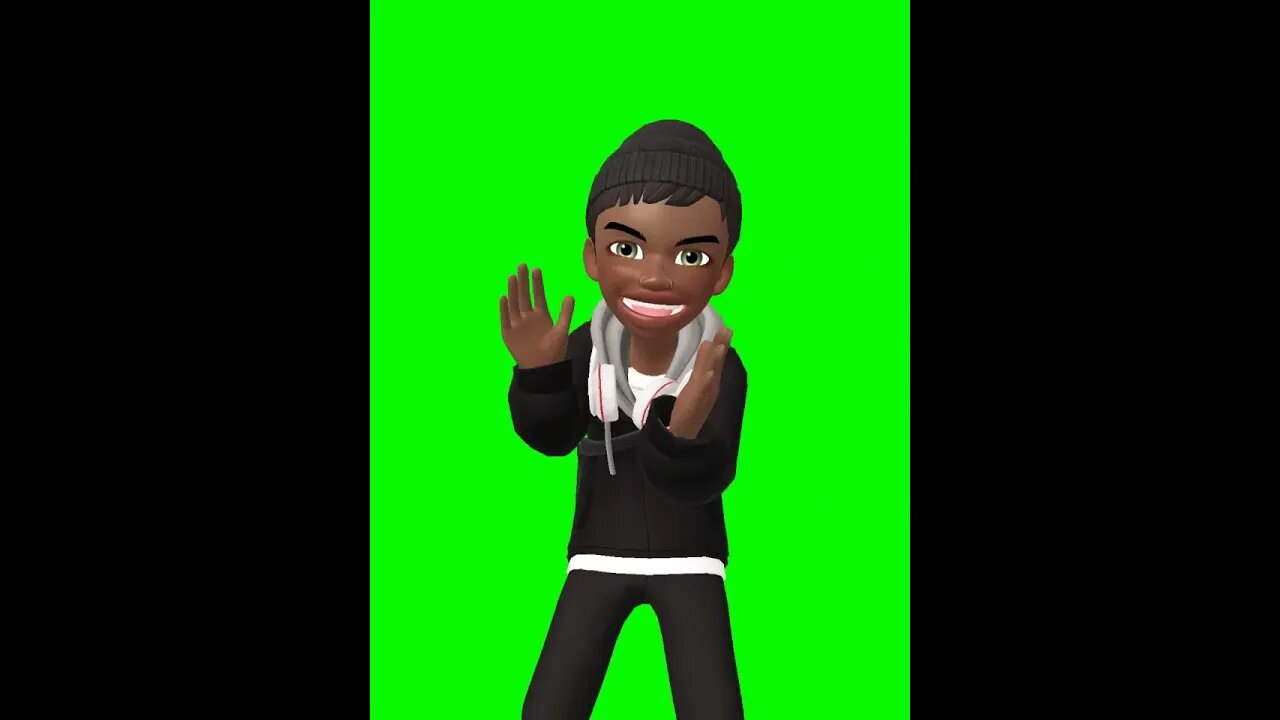 Vídeo de Animação - Avatar dançando - Chroma Key - Green Screen