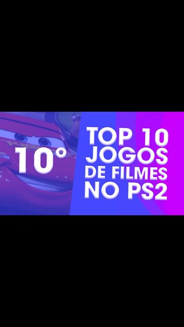 Top 10 melhores jogos de PS2 baseados em filmes! 10 - carros!