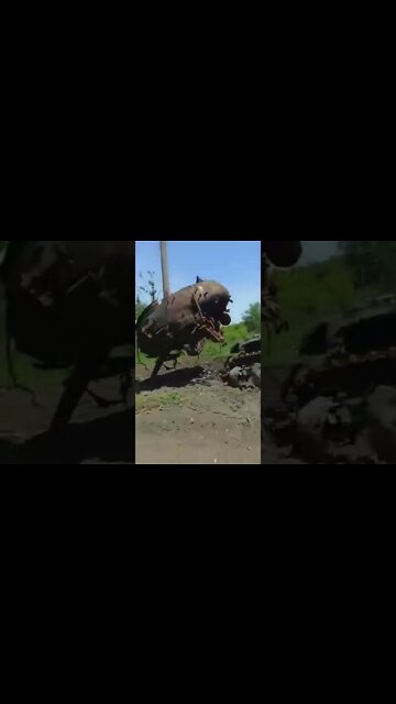 The Way It Exploded Really Makes It Look Like A Piece Art 🇷🇺🇺🇦 Destroyed Ukrainian Tank In Popasna