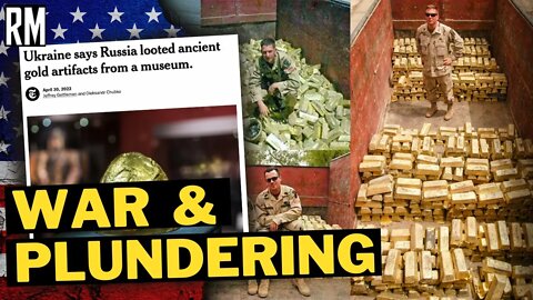 Brave US Soldiers Liberate Iraq from Its Gold