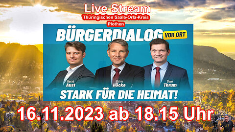 Live Stream am 16.11.2023 aus Plothen