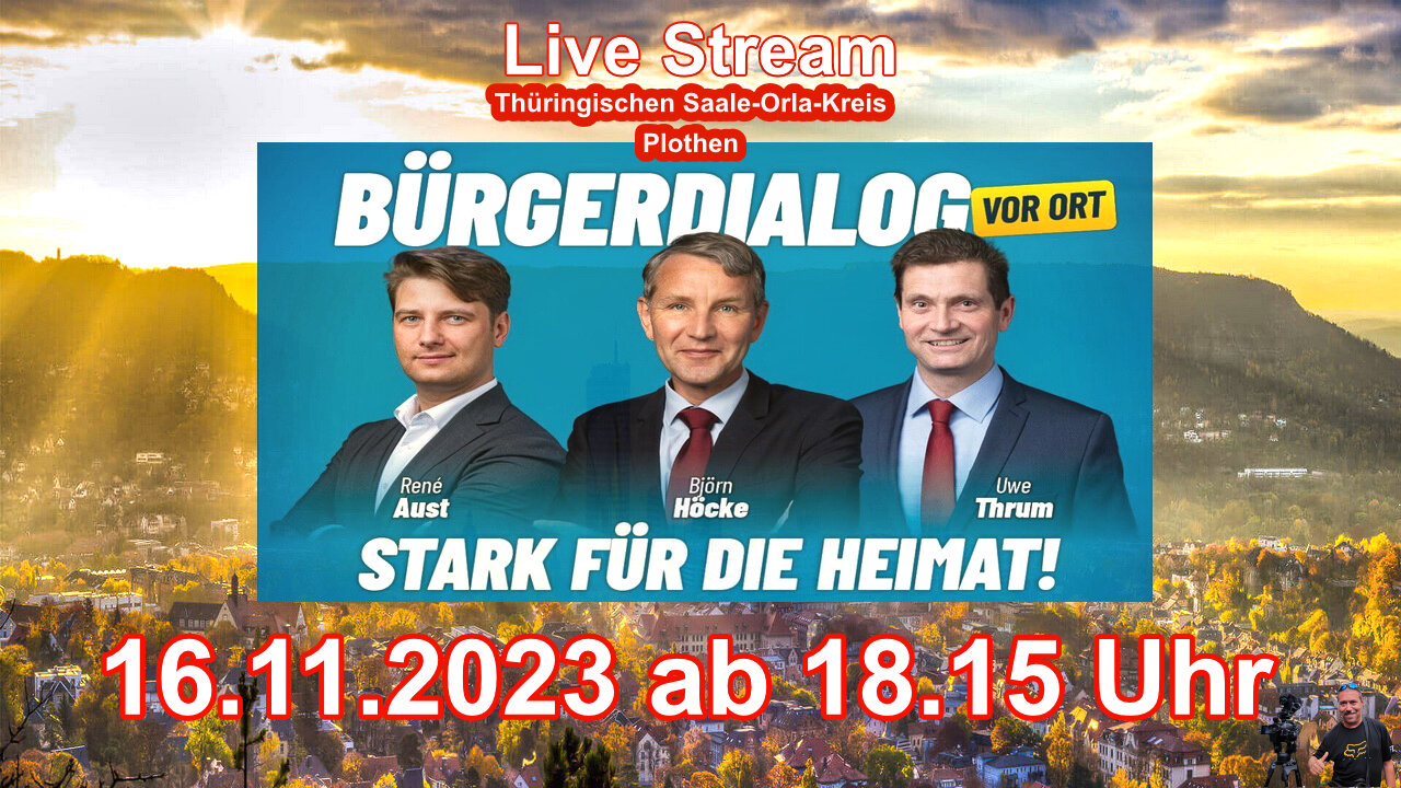 Live Stream am 16.11.2023 aus Plothen