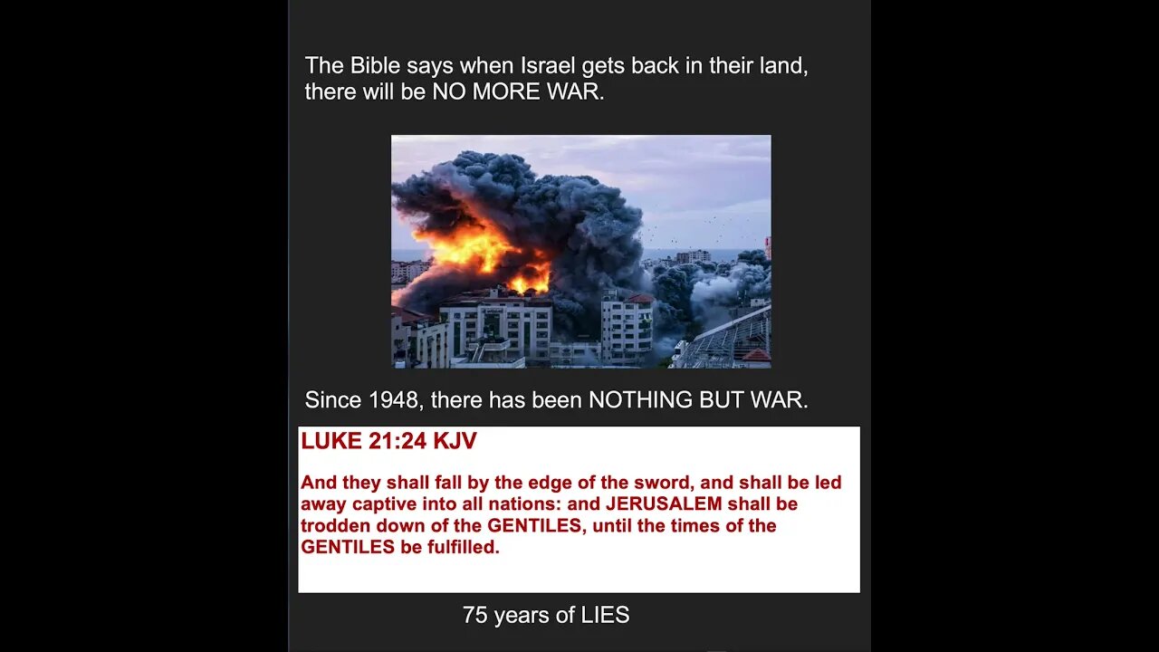 75 Years of LIES - #truth #history #bible #israel #warzone #youtubeshorts #shortvideo #hebrew