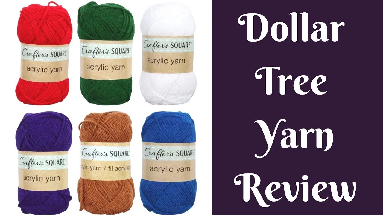 Product Reviews: Dollar Tree Yarn Review