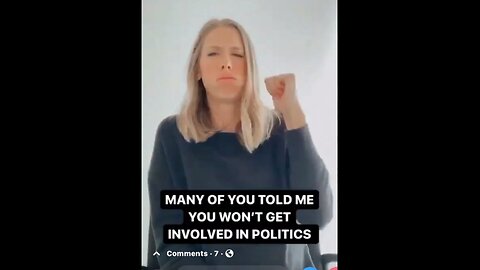 ASL/Captioned - I am being told not to involve politics but…