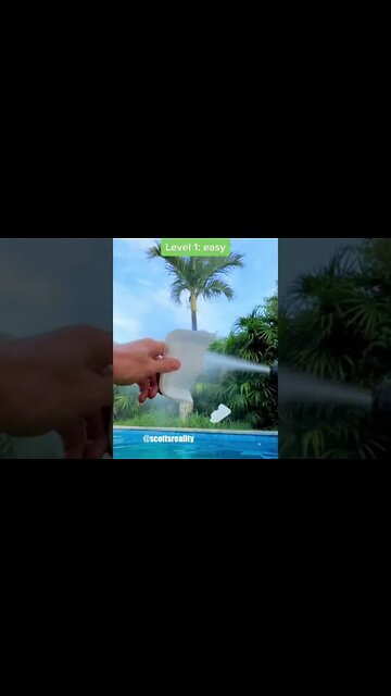 Hydraulic Blower cuts objects with pressurized water 💦