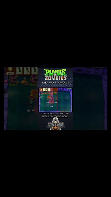 Thriller Zombie Did you know - PVZ (PC)