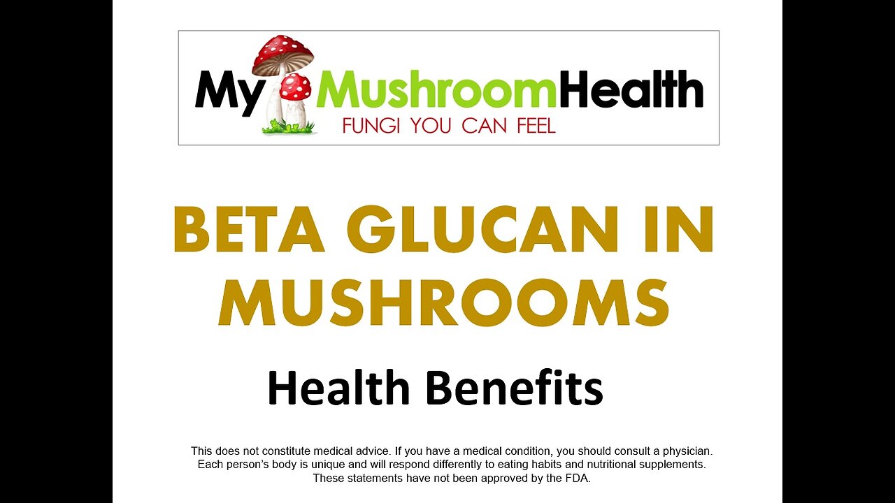 Beta Glucans in Mushrooms for health