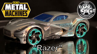 "Razer" in Grey/Chrome- Model by Metal Machines by ZURU