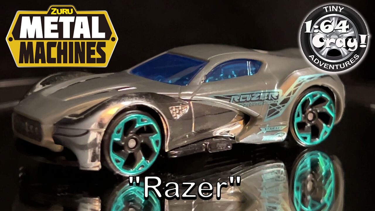 "Razer" in Grey/Chrome- Model by Metal Machines by ZURU