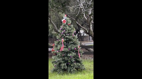 Flamingo Themed Christmas Tree