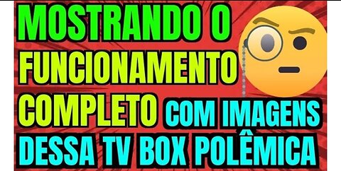 Mostrando o Funcionamento completo com imagens da Tv Box Az América Extreme RevoluTion