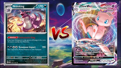 Pokemon TCG Live Expanded Nidoking Nidoqueen VS Fusion Strike Mew VMAX Genesect V!!