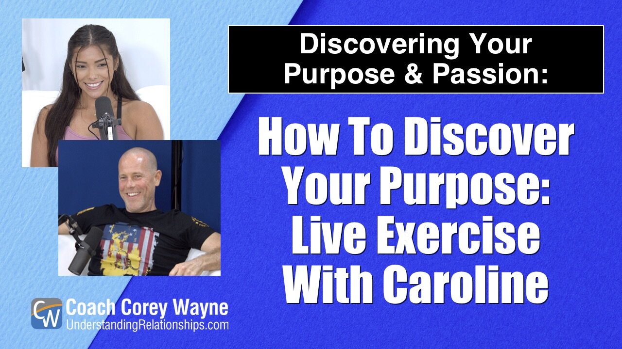 How To Discover Your Purpose: Live Exercise With Caroline