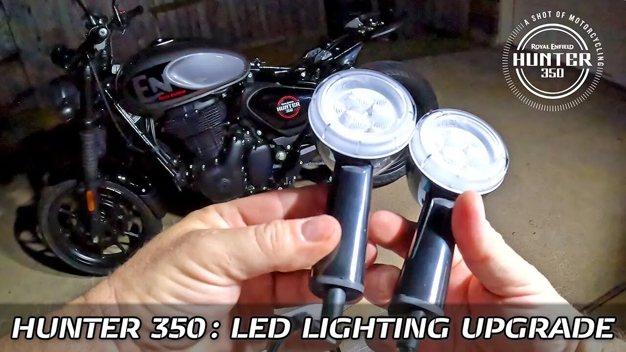 Royal Enfield Hunter 350 // LED Headlight and Indicator Upgrades