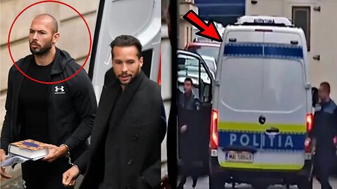 Andrew Tate arrives at court with Mysterious Book...