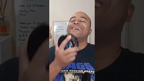 ASMR SHAVE MEGALODON Hathor base by HAGS💈🔊🪒🧼🎞️👌🏾💈#asmr #shavingproducts #wetshaving #sotd #megalodon