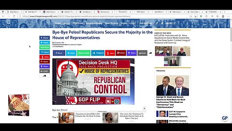 Republicans take the house despite Rampant "Election Eregularities"! And Extended Coverage