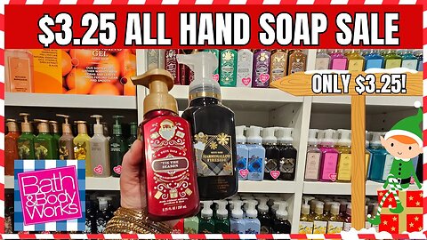 $3.25 CHRISTMAS HAND SOAPS & WHOA THE LUMINOUS LID! at Bath & Body Works | #bathandbodyworks