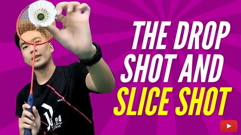 The Drop Shot and Slice Shot - Beginner to Advanced Levels - Badminton Lessons featuring JPRO TV