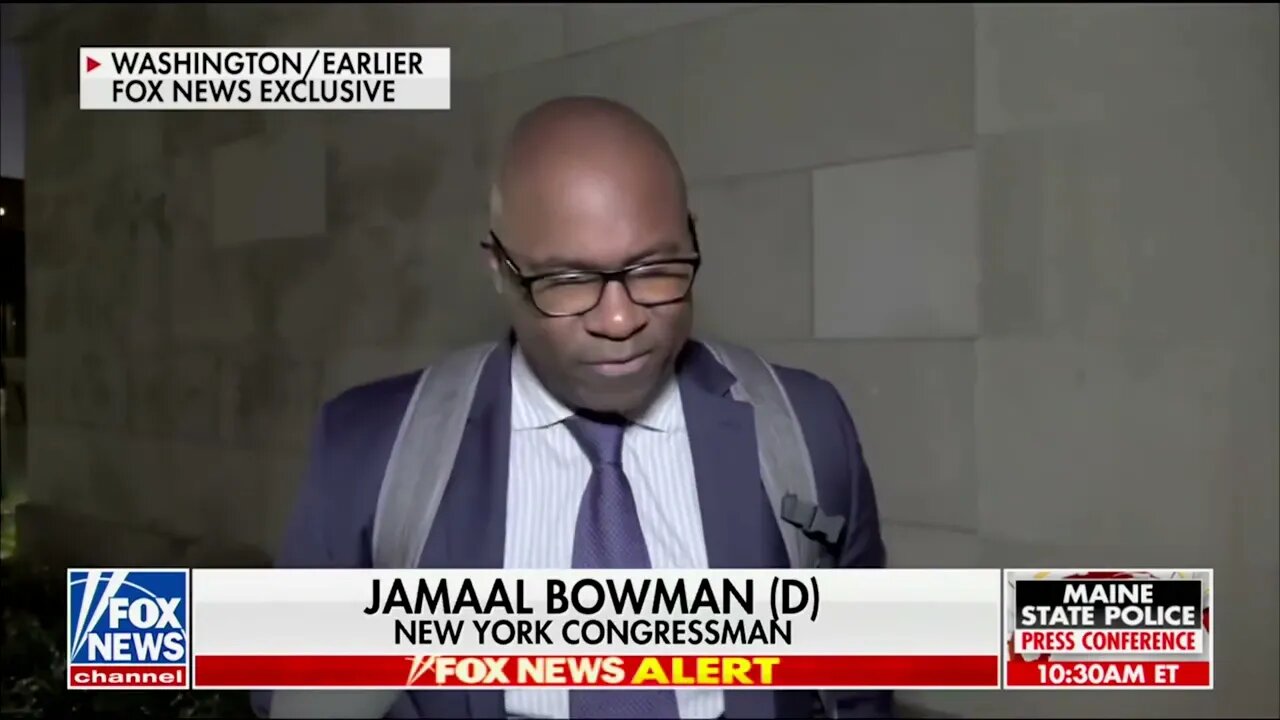 Dem. Rep Jamaal Bowman Claims He Wasn’t “Trying To Disrupt Proceedings”