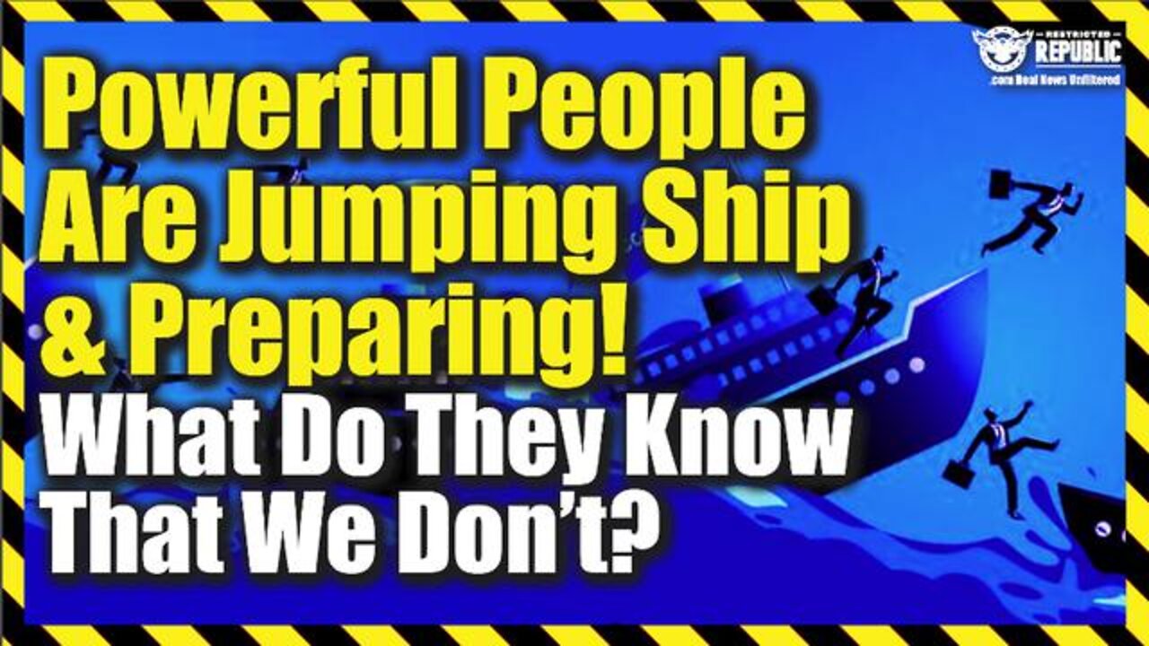 Powerful Americans Are Jumping Ship & Preparing…What Do They Know That We Don’t?