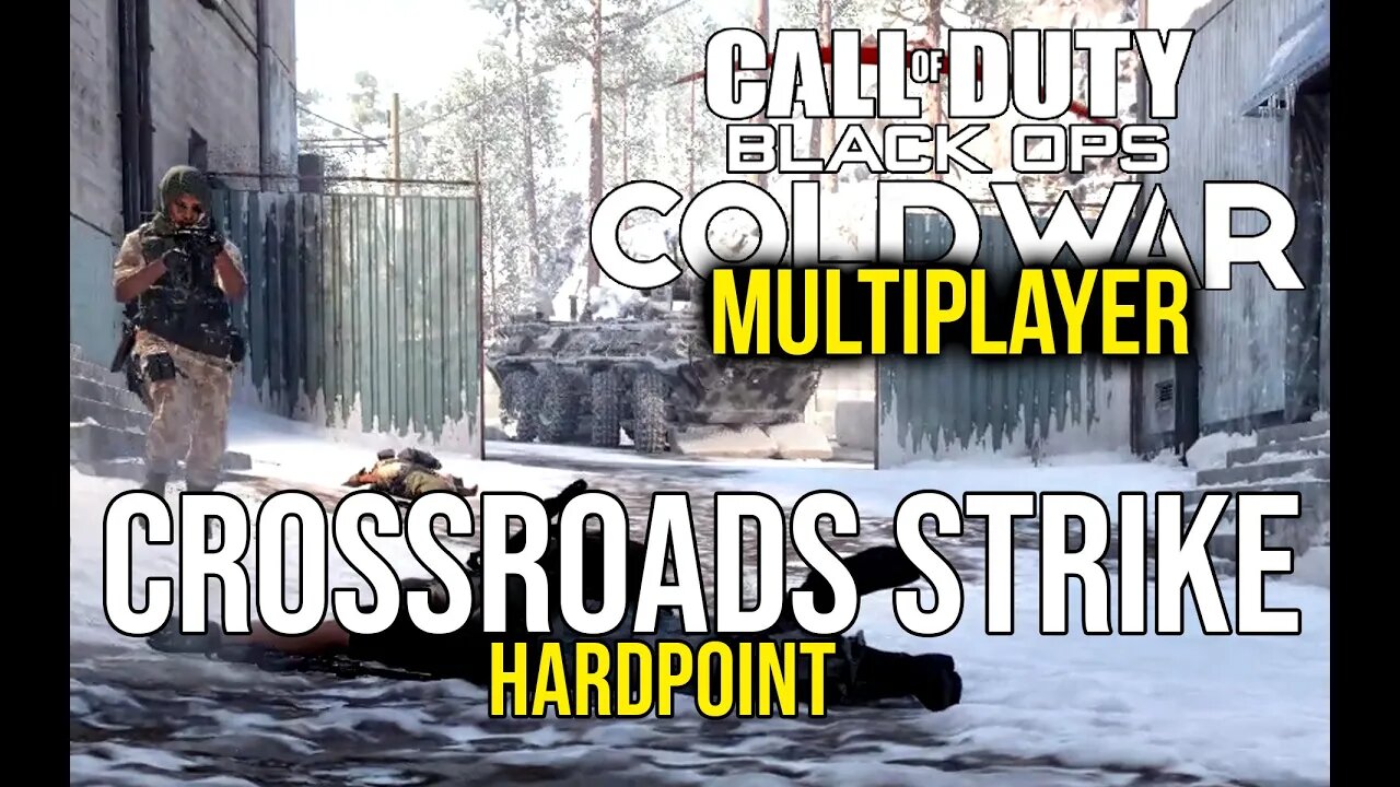 Call of Duty BO CW - Multiplayer 6 - Crossroads Strike - Hardpoint - No Commentary Gameplay