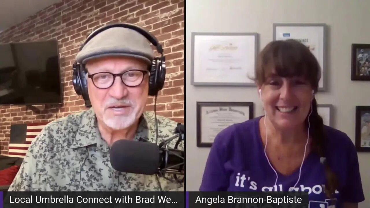 Angela Brannon-Baptiste LIVE on Local Umbrella Connect with Brad Weber