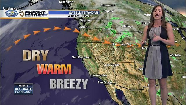 10News Pinpoint Weather with Meteorologist Megan Parry