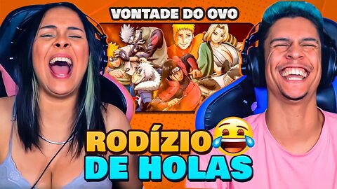 YTPBR | Rap dos Hokages - Vontade do Ovo | [React em Casal] 🔥