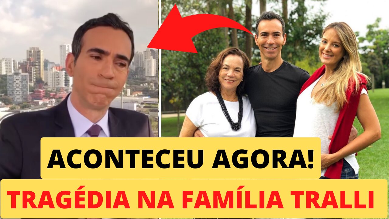 URGÊNTE: Depois da morte trágica da mãe o César Trálli de afasta do Jornal Hoje