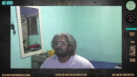 Live com inscrita para analizar SUPOSTO ESPÍRITO que apareceu