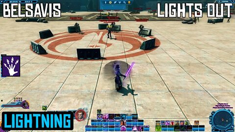 SWTOR DPS Lightning Sorcerer - Belsavis Heroic Mission: Lights Out. 2020 Laptop Gameplay