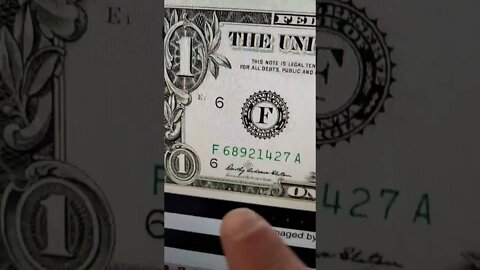 Super Rare Mistake on this Dollar Bill! #money