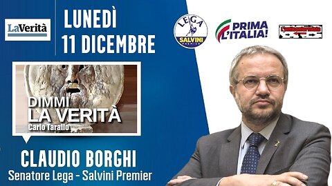 🔴 Sen. Claudio Borghi a "Dimmi la Verità" - Patto di stabilità e Ratifica MES: reazioni di Bruxelles