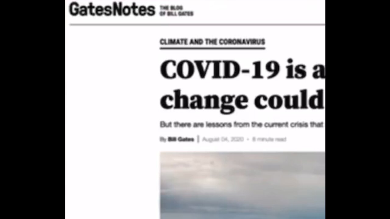 Climate Lockdowns | "We Need to Act with the Same Sense of Urgency That We Have for COVID-19."