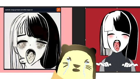 short stream: finishing ahegao ai generated face, check new video out, or join discord thanks